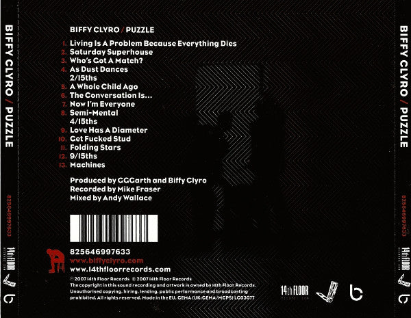 Biffy Clyro : Puzzle (CD, Album)