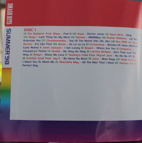 Various : Smash Hits Summer '98 (2xCD, Comp)