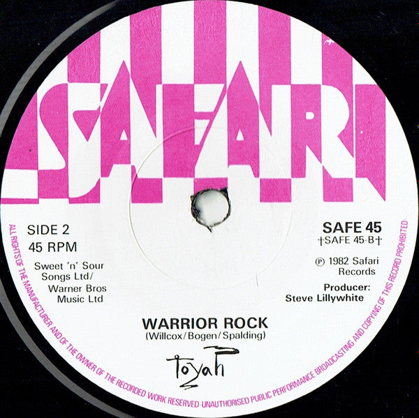 Toyah (3) : Brave New World (7", Single)