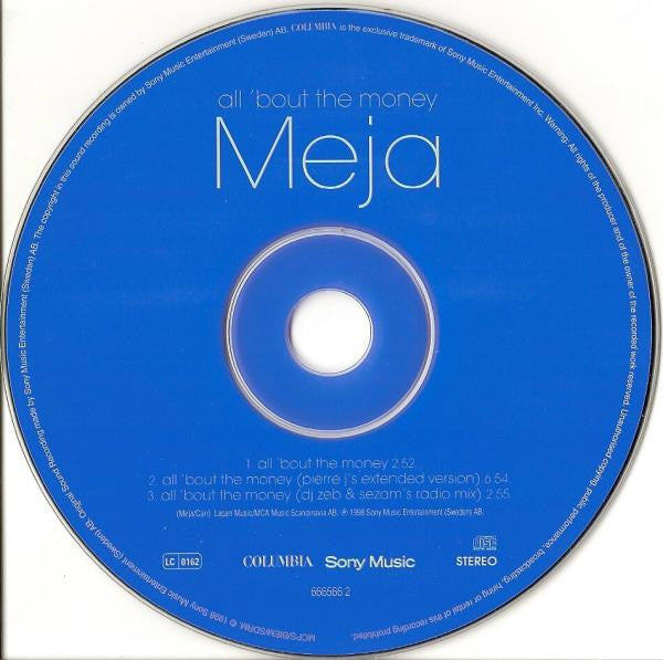 Meja : All 'Bout The Money (CD, Single)