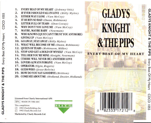 Gladys Knight And The Pips : Every Beat Of My Heart (CD, Comp)