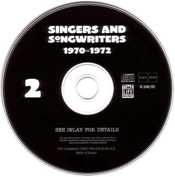 Various : Singers And Songwriters 1970-1972 (2xCD, Comp)