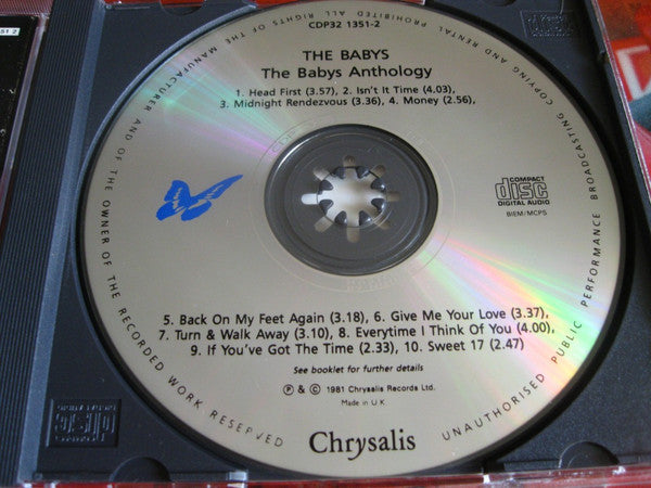 The Babys : Anthology (CD, Comp)