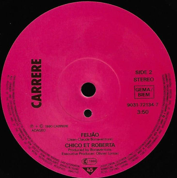 Chico And Roberta : Frente A Frente (7", Single)