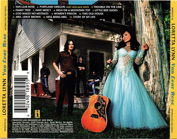 Loretta Lynn : Van Lear Rose (CD, Album)