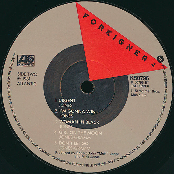 Foreigner : 4 (LP, Album)