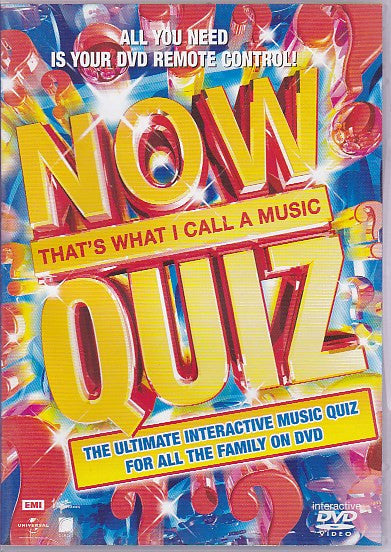 Various : Now That's What I Call A Music Quiz (DVD-V, Comp, Int)