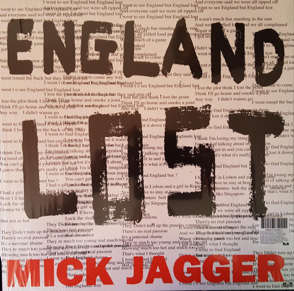 Mick Jagger : Gotta Get A Grip / England Lost (12", Single, Ltd)