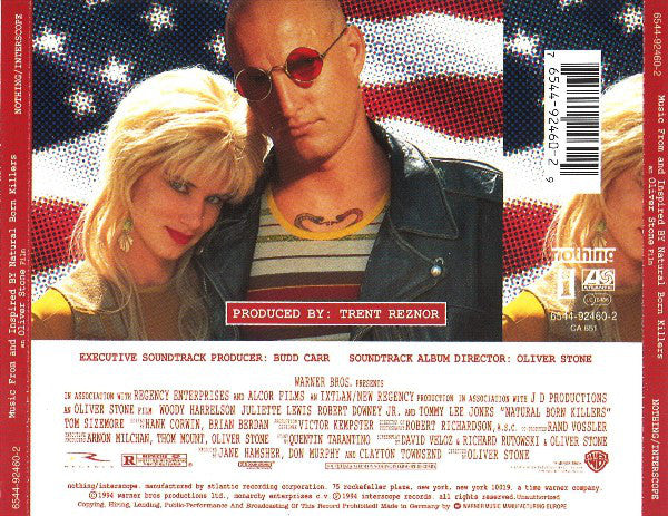 Various : Natural Born Killers (Music From And Inspired By Natural Born Killers - An Oliver Stone Film) (CD, Comp, P/Mixed)