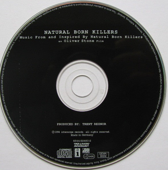 Various : Natural Born Killers (Music From And Inspired By Natural Born Killers - An Oliver Stone Film) (CD, Comp, P/Mixed)