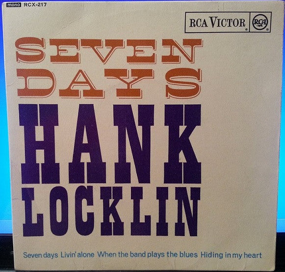 Hank Locklin : Seven Days (7", EP)