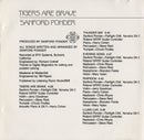 Sanford Ponder : Tigers Are Brave (CD, Album)