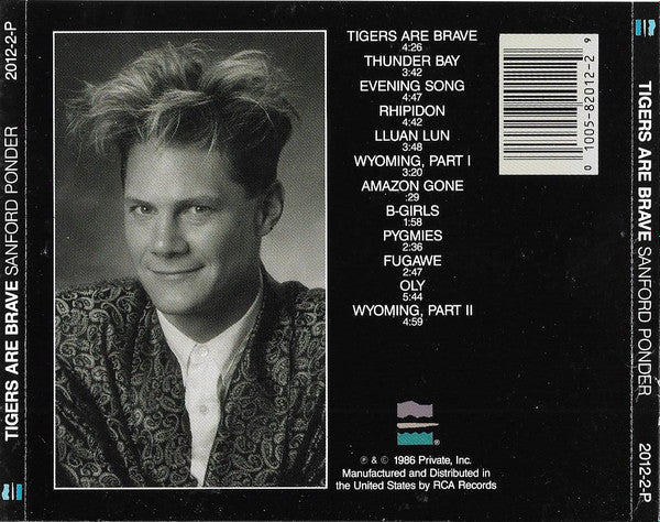 Sanford Ponder : Tigers Are Brave (CD, Album)