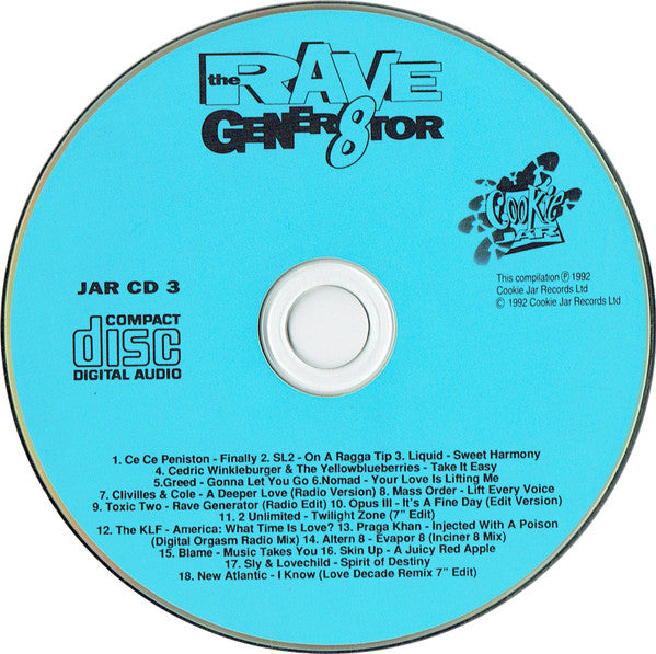 Various : The Rave Gener8tor (CD, Comp)