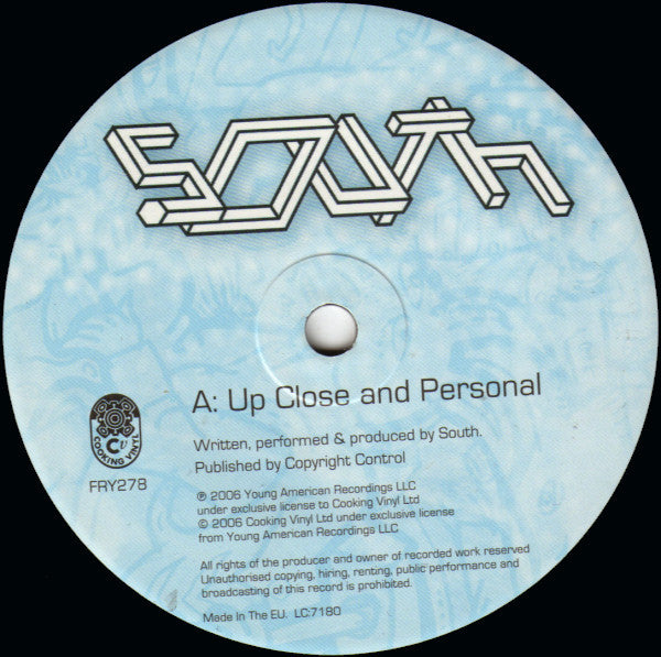 South : Up Close And Personal (7", Single)