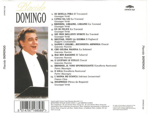 Placido Domingo : Placido Domingo (CD, Comp, RM)