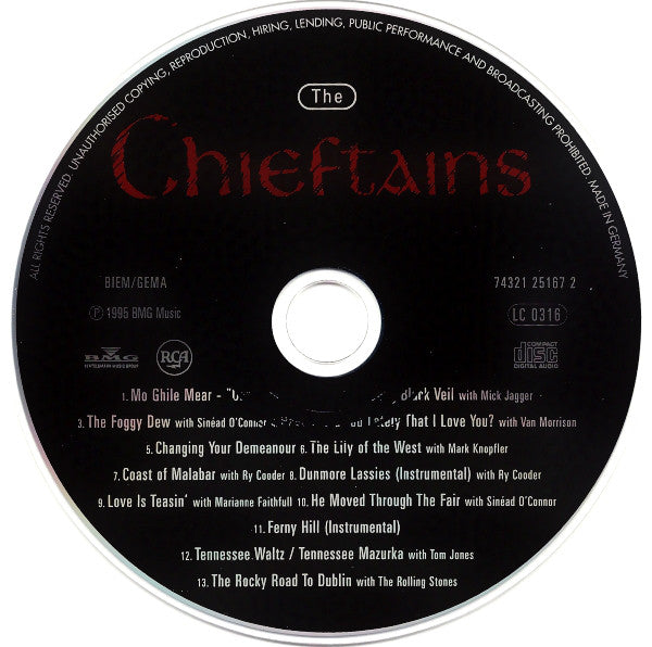 The Chieftains : The Long Black Veil (CD, Album)