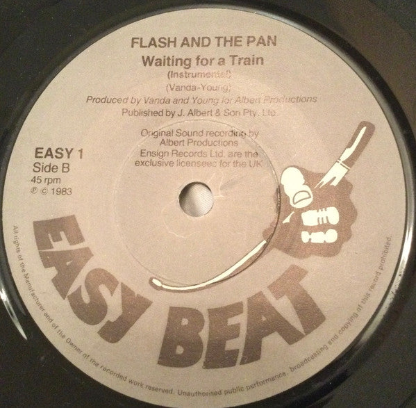 Flash & The Pan : Waiting For A Train (7", Single)