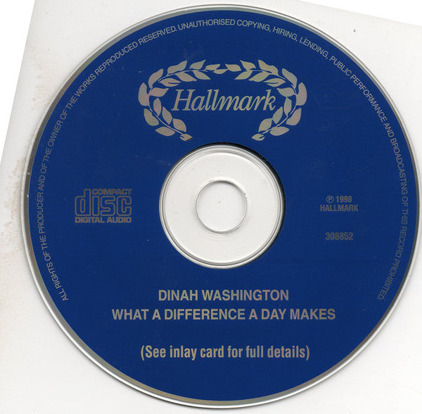 Dinah Washington : What A Diff'rence A Day Makes (CD, Comp)