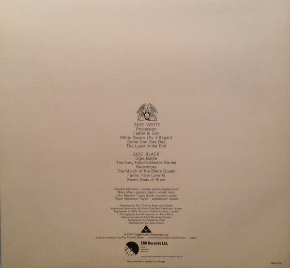 Queen : Queen II (LP, Album, RP, Gat)