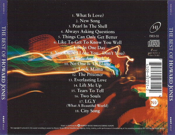 Howard Jones : The Best Of Howard Jones (CD, Comp)