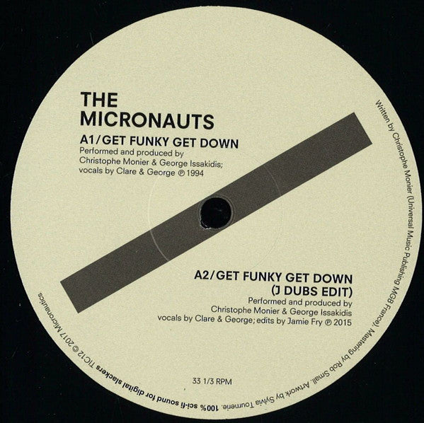 The Micronauts : Get Funky Get Down (Daft Punk, J Dubs, Nature & Original Mixes) (12")