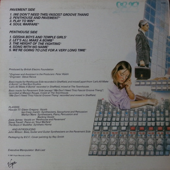Heaven 17 : Penthouse And Pavement (LP, Album)