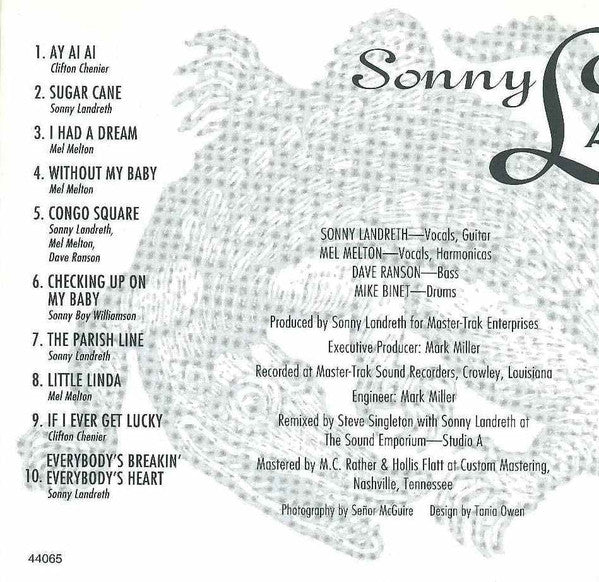 Sonny Landreth : Down In Louisiana (CD, Album, RE)