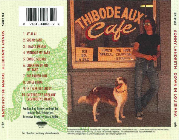 Sonny Landreth : Down In Louisiana (CD, Album, RE)