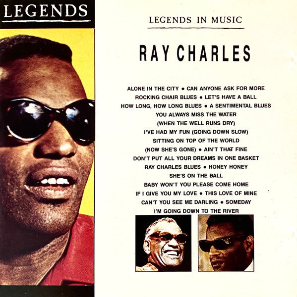 Ray Charles : Legends In Music (CD, Comp)