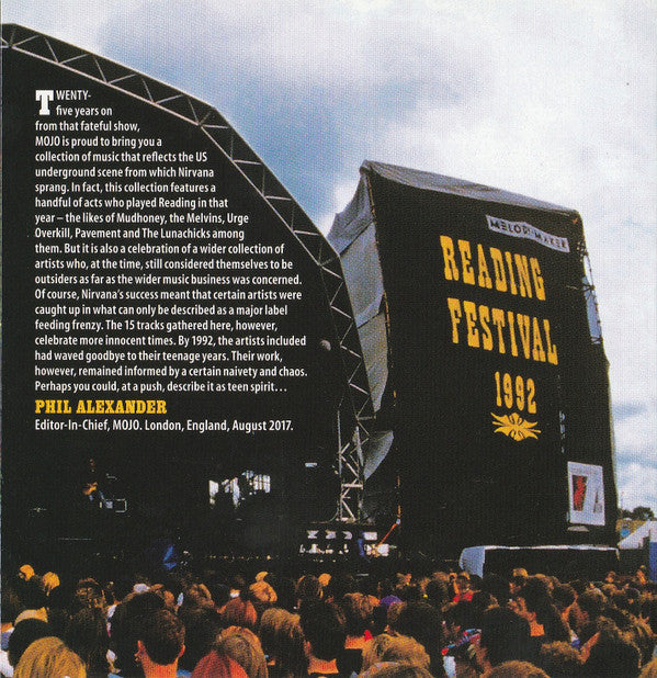 Various : Teen Spirit (Mojo Presents 15 Noise-Filled Classics From The American Underground Scene 1989-1992) (CD, Comp)