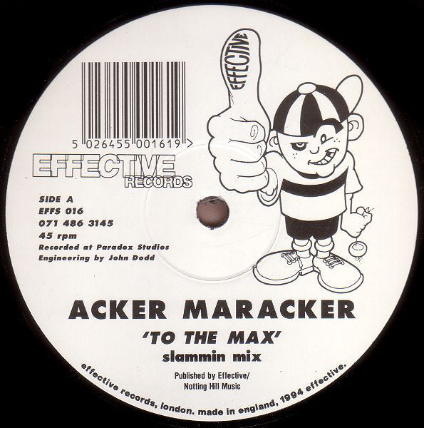 Acker Maracker : To The Max / The Wobble (12")
