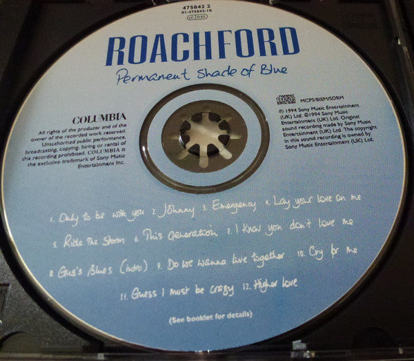 Roachford : Permanent Shade Of Blue (CD, Album, RP)