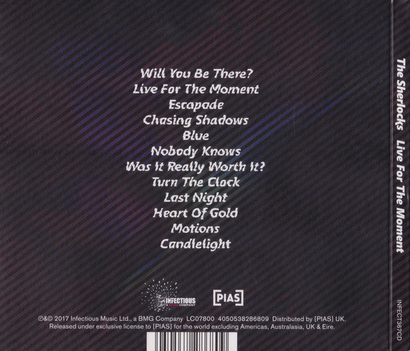 The Sherlocks (3) : Live For The Moment (CD, Album)