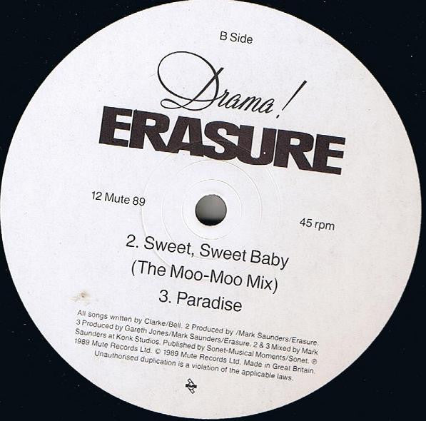 Erasure : Drama! (12", Single, MPO)