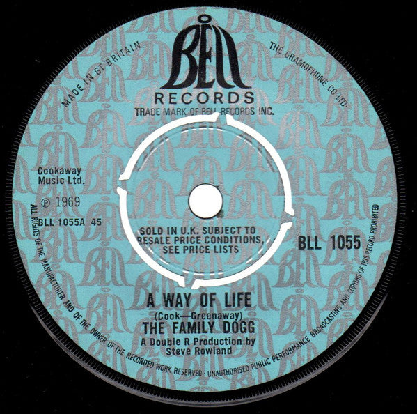 The Family Dogg* : A Way Of Life (7", Single)