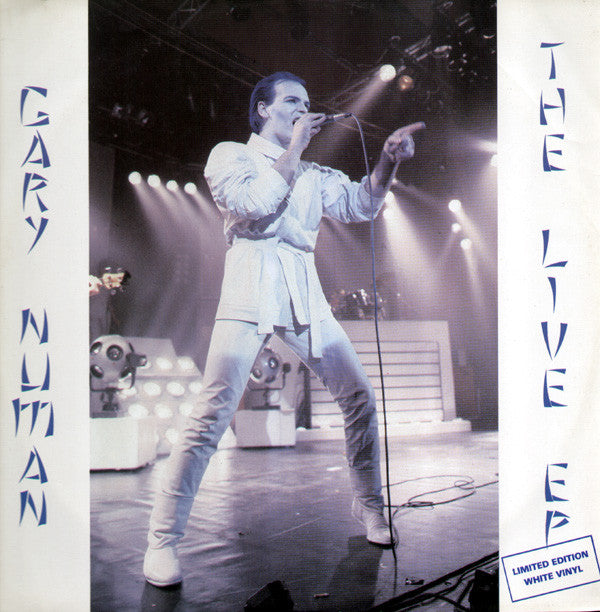 Gary Numan : The Live EP (12", EP, Ltd, Whi)