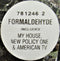 Terrorvision : Formaldehyde (CD, Album)