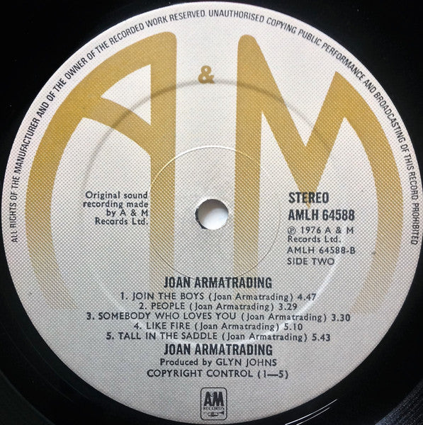 Joan Armatrading : Joan Armatrading (LP, Album)