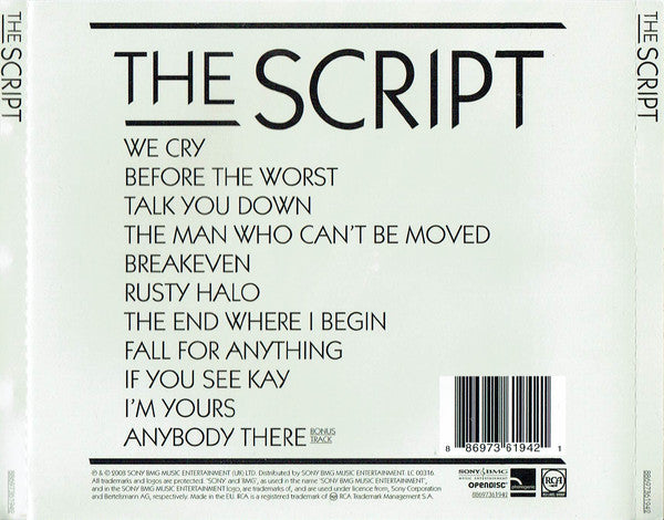 The Script : The Script (CD, Album, Enh)