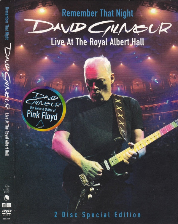 David Gilmour : Remember That Night (Live At The Royal Albert Hall) (2xDVD-V, S/Edition, PAL, Sli)