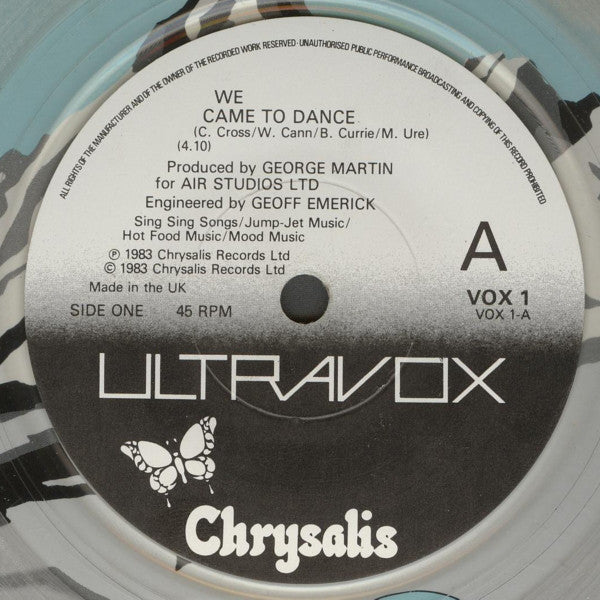 Ultravox : We Came To Dance (7", Single, Cle)