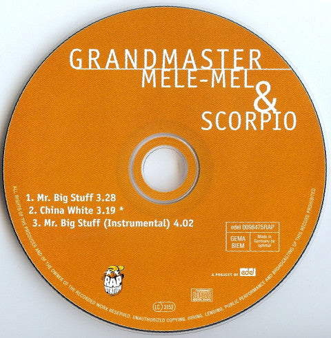 Grandmaster Melle Mel & Scorpio (3) : Mr. Big Stuff (CD, Maxi)