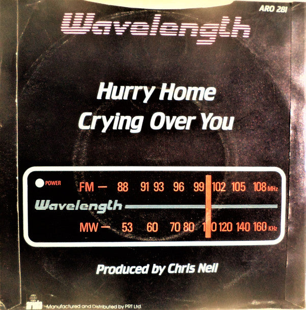 Wavelength (5) : Hurry Home (7", Single)