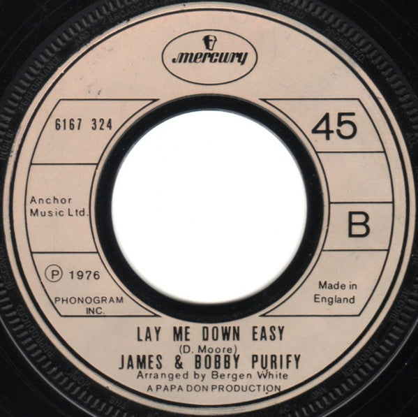 James & Bobby Purify : I'm Your Puppet (7", Lar)