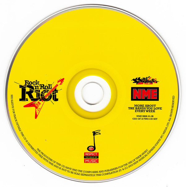 Various : Rock'N'Roll Riot (Vol 2 Down The Front!) (CD, Comp, CD2)