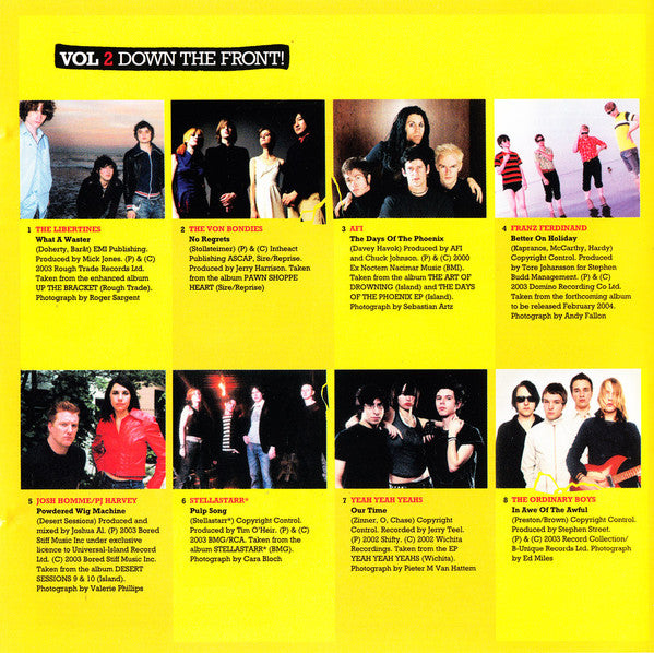 Various : Rock'N'Roll Riot (Vol 2 Down The Front!) (CD, Comp, CD2)