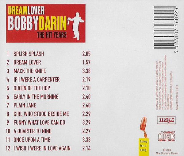 Bobby Darin : Dream Lover - The Hit Years (CD, Comp)