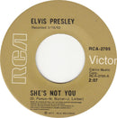 Elvis Presley : She's Not You / Just Tell Her Jim Said Hello (7", Single, RE)