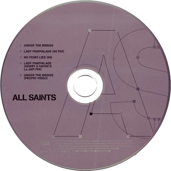 All Saints : Under The Bridge / Lady Marmalade (CD, Single, Enh)